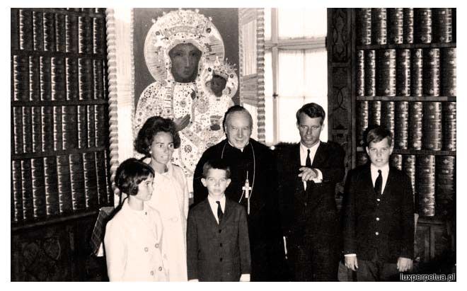 Kardynał Wyszyński i rodzina Kennedych
